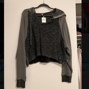 Free People Sweatshirt in Black